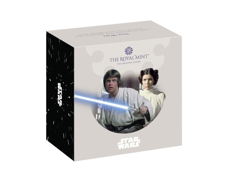 Star Wars: Luke Skywalker and Princess Leia 1/4oz Proof